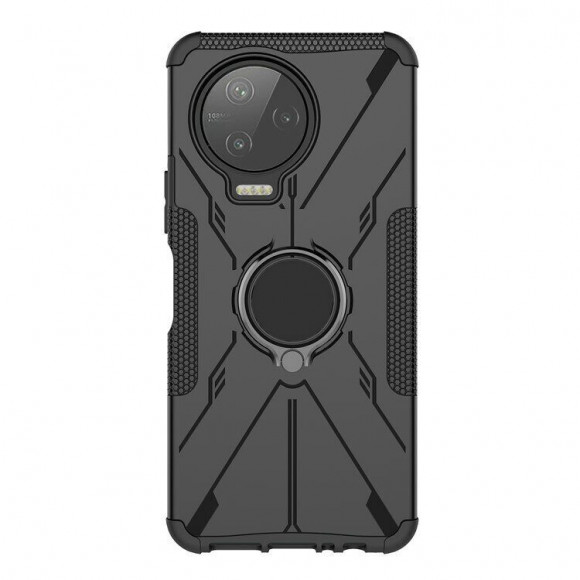Чехол Armor Shockproof Ring Holder для Infinix NOTE 12 PRO (черный) Чехол Armor Shockproof Ring Holder для Infinix NOTE 12 PRO (черный)