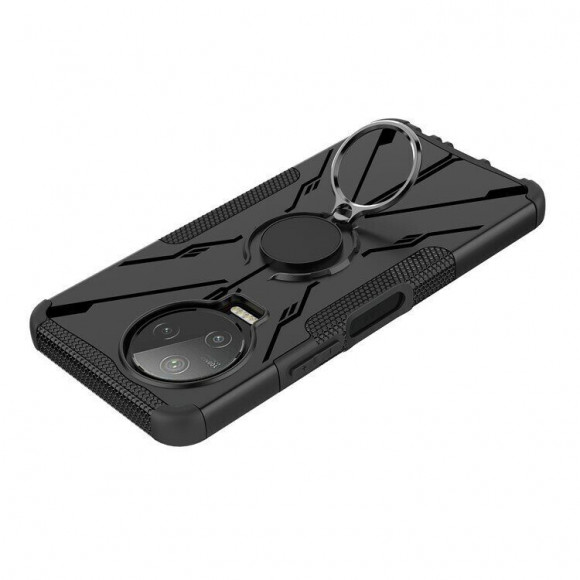 Чехол Armor Shockproof Ring Holder для Infinix NOTE 12 PRO (черный) Чехол Armor Shockproof Ring Holder для Infinix NOTE 12 PRO (черный)