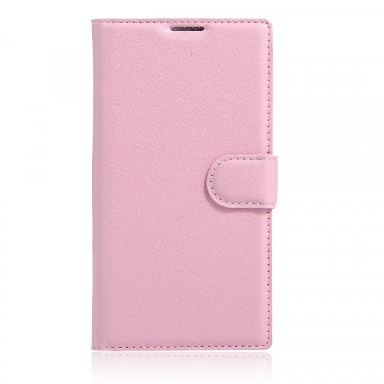 Чехол с визитницей для DOOGEE Y300 (розовый)