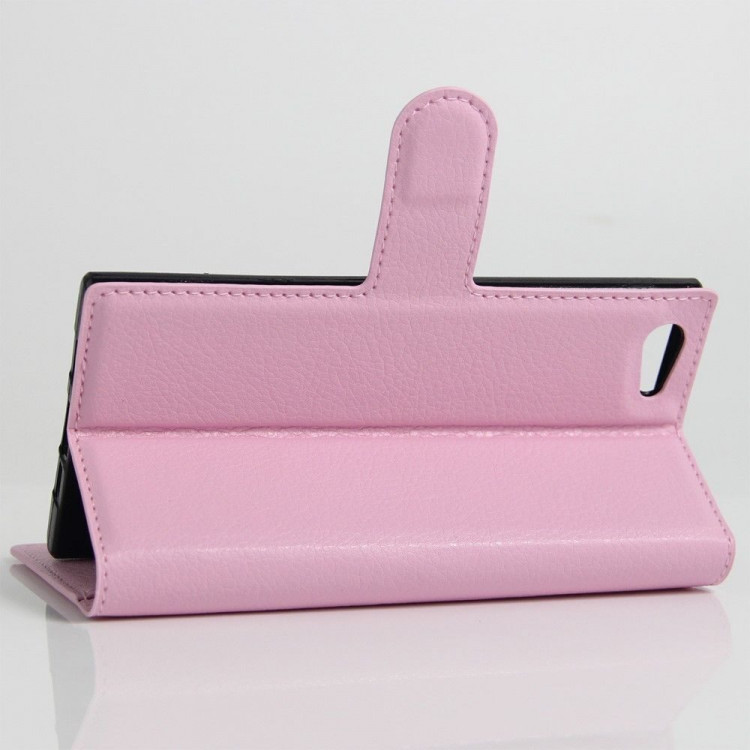 Чехол с визитницей для DOOGEE Y300 (розовый)