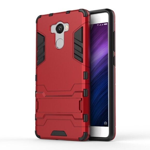 Чехол накладка Duty Armor для Xiaomi Redmi 4 / 4 Pro / 4 Prime (красный)
