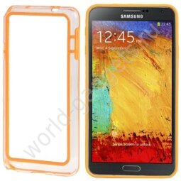 Бампер для Samsung Galaxy Note 3 / N9000 (оранжевый)