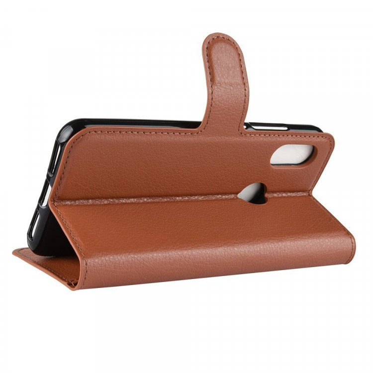 Чехол с визитницей для Xiaomi Redmi 6 Pro / Mi A2 Lite (коричневый)