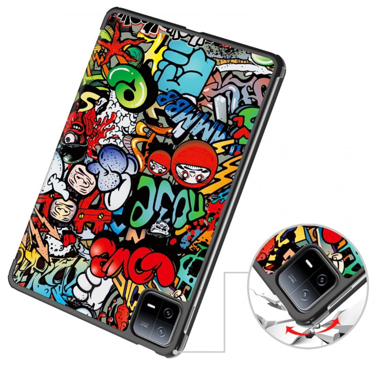 Чехол Smart Case для Xiaomi Pad 6, Xiaomi Pad 6 Pro (Graffiti)