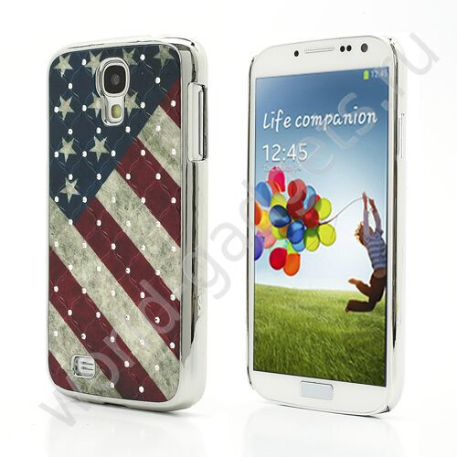 Чехол Diamond Retro Retro USA Flag для Samsung Galaxy S4 / i9500