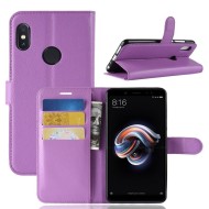 Чехол с визитницей для Xiaomi Redmi Note 5 / 5 Pro (фиолетовый) Чехол с визитницей для Xiaomi Redmi Note 5 / 5 Pro (фиолетовый)