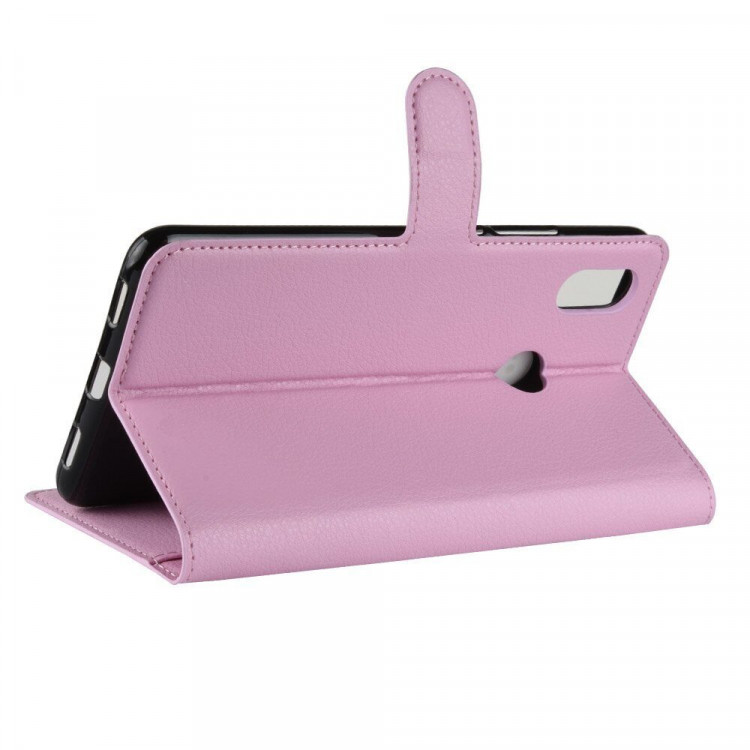 Чехол с визитницей для Xiaomi Mi Max 3 (розовый)