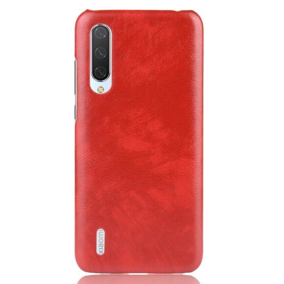 Кожаная накладка-чехол для Xiaomi Mi CC9 / Xiaomi Mi 9 Lite (красный) Кожаная накладка-чехол для Xiaomi Mi CC9 / Xiaomi Mi 9 Lite (красный)