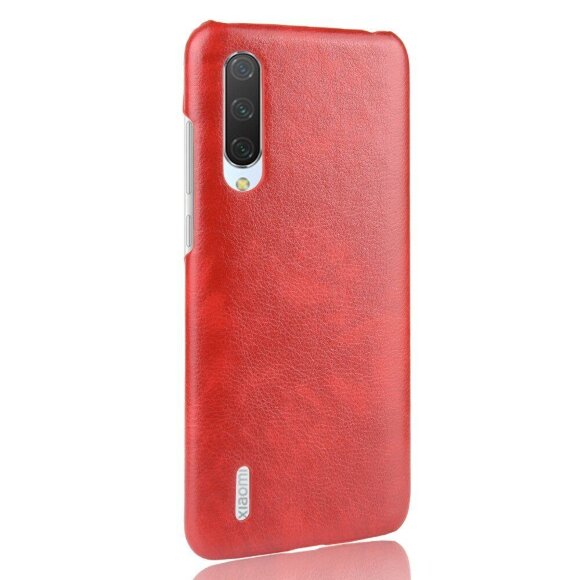Кожаная накладка-чехол для Xiaomi Mi CC9 / Xiaomi Mi 9 Lite (красный) Кожаная накладка-чехол для Xiaomi Mi CC9 / Xiaomi Mi 9 Lite (красный)