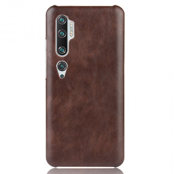 Кожаная накладка-чехол для Xiaomi Mi Note 10 / Mi Note 10 Pro / Mi CC9 Pro (коричневый) Кожаная накладка-чехол для Xiaomi Mi Note 10 / Mi Note 10 Pro / Mi CC9 Pro (коричневый)
