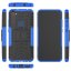 Чехол Hybrid Armor для Xiaomi Redmi Note 8T (черный + голубой)