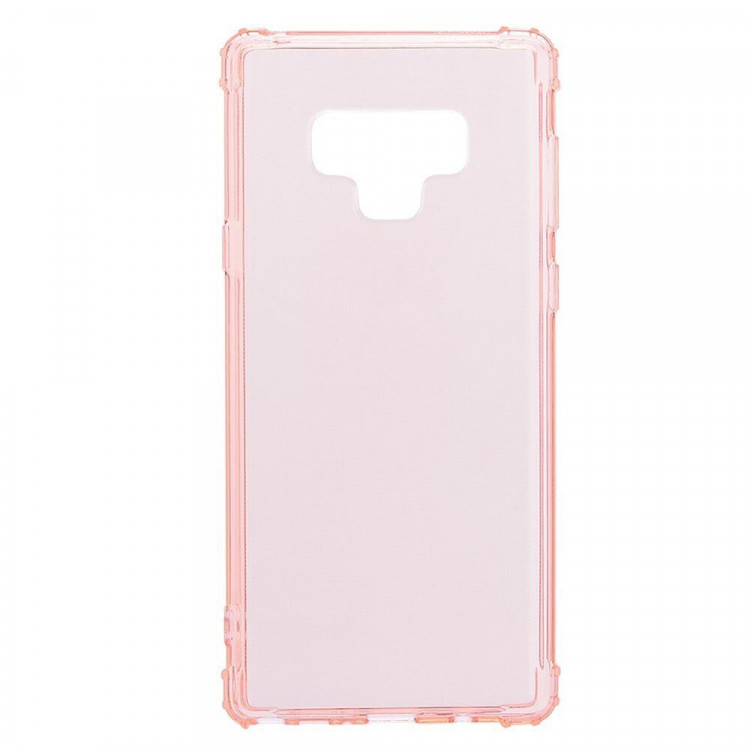 Силиконовый чехол с усиленными бортиками для Samsung Galaxy Note 9 (розовый)