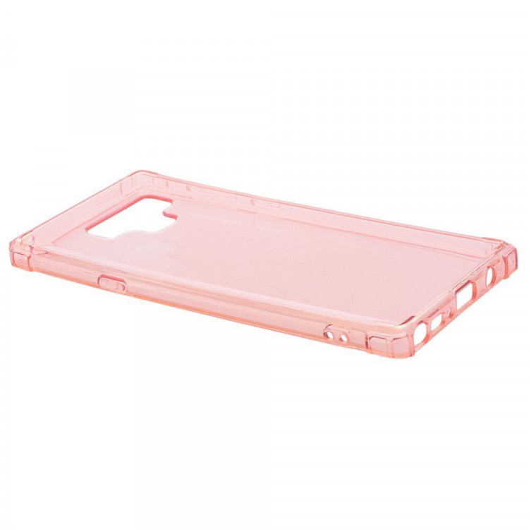Силиконовый чехол с усиленными бортиками для Samsung Galaxy Note 9 (розовый)