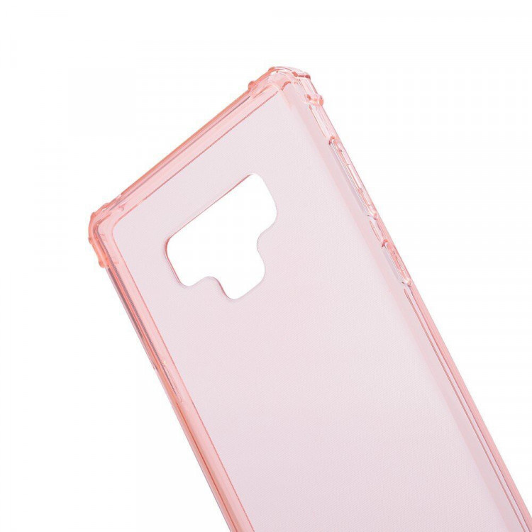 Силиконовый чехол с усиленными бортиками для Samsung Galaxy Note 9 (розовый)