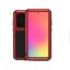 Гибридный чехол LOVE MEI для Samsung Galaxy A71 (красный)