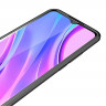 Чехол-накладка Litchi Grain для Xiaomi Redmi 9 (черный)