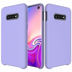 Силиконовый чехол Mobile Shell для Samsung Galaxy S10e (фиолетовый)