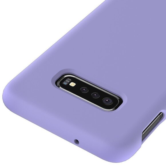 Силиконовый чехол Mobile Shell для Samsung Galaxy S10e (фиолетовый) Силиконовый чехол Mobile Shell для Samsung Galaxy S10e (фиолетовый)