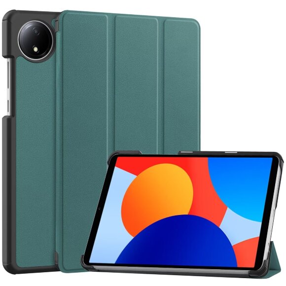 Чехол для Xiaomi Redmi Pad SE 8.7 (темно-зеленый)