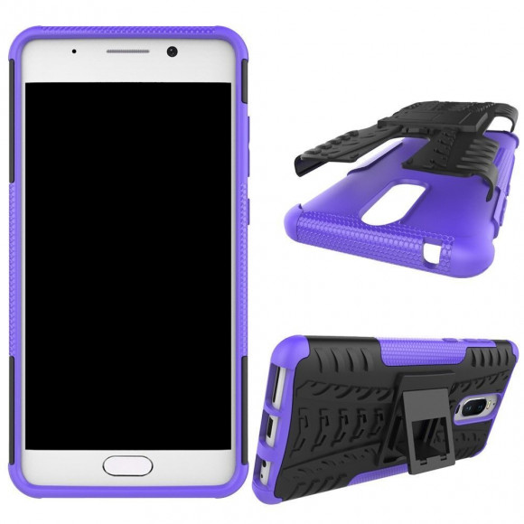 Чехол Hybrid Armor для Huawei Mate 9 Pro (черный + фиолетовый)