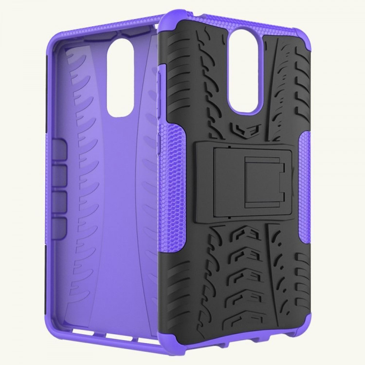 Чехол Hybrid Armor для Huawei Mate 9 Pro (черный + фиолетовый)