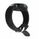 Силиконовый ремешок для Samsung Gear Sport / Gear S2 Classic / Galaxy Watch 42мм / Watch Active / Watch 3 (41мм) / Watch4 (черный)