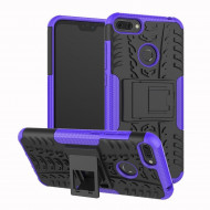 Чехол Hybrid Armor для Huawei Honor 9i / Honor 9N (черный + фиолетовый)