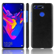 Кожаная накладка-чехол Litchi Texture для Huawei Honor View 20 (черный) Кожаная накладка-чехол Litchi Texture для Huawei Honor View 20 (черный)