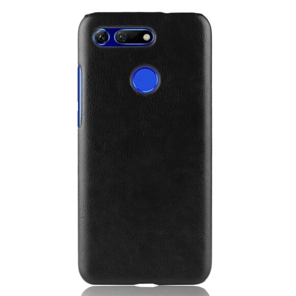 Кожаная накладка-чехол Litchi Texture для Huawei Honor View 20 (черный) Кожаная накладка-чехол Litchi Texture для Huawei Honor View 20 (черный)