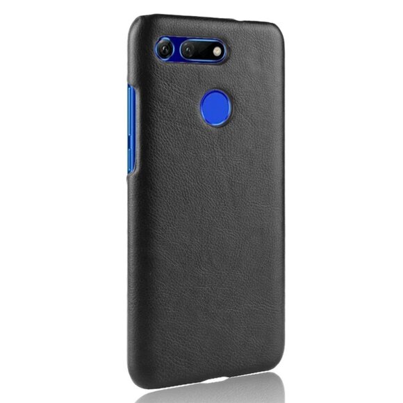 Кожаная накладка-чехол Litchi Texture для Huawei Honor View 20 (черный) Кожаная накладка-чехол Litchi Texture для Huawei Honor View 20 (черный)