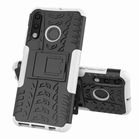 Чехол Hybrid Armor для Huawei P30 Lite / Huawei nova 4e / Honor 20S (MAR-LX1H) (черный + белый) Чехол Hybrid Armor для Huawei P30 Lite / Huawei nova 4e / Honor 20S (MAR-LX1H) (черный + белый)