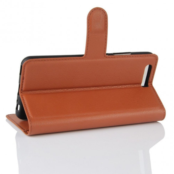 Чехлы на Huawei | с визитницей Huawei P10 (коричневый)