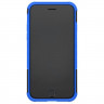 Чехол Hybrid Armor для iPhone 8 / iPhone 7 / iPhone SE (2020) / iPhone SE (2022) (черный + голубой)