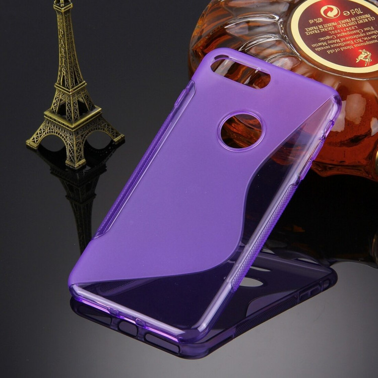 Нескользящий чехол для iPhone 7 Plus / iPhone 8 Plus (фиолетовый)