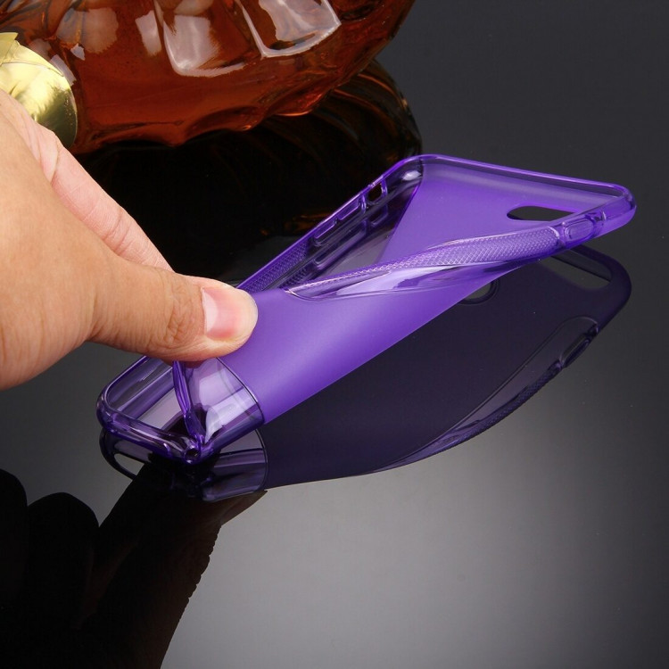 Нескользящий чехол для iPhone 7 Plus / iPhone 8 Plus (фиолетовый)