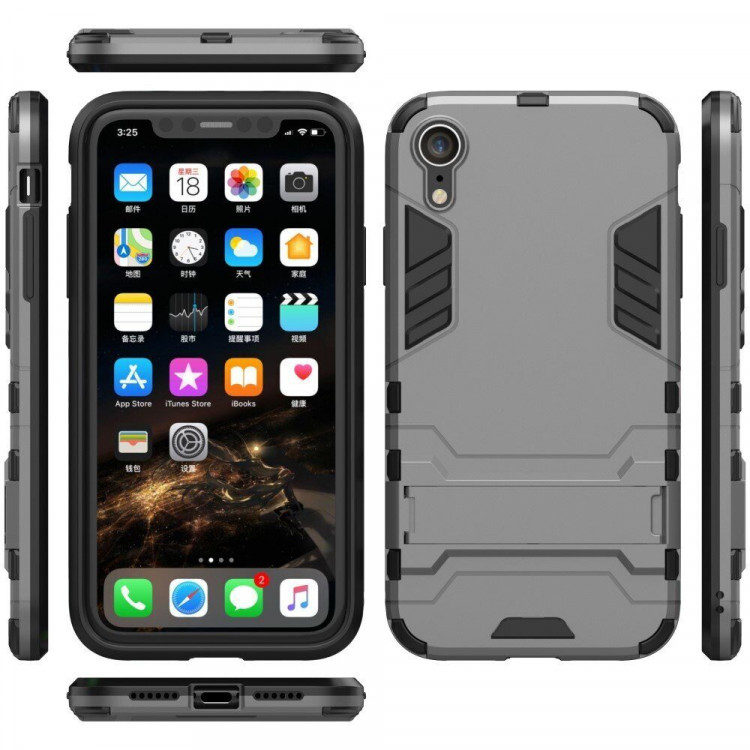 Чехол Duty Armor для iPhone XR (серый)