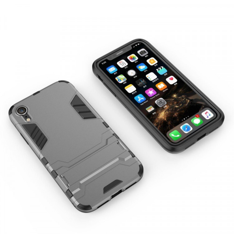 Чехол Duty Armor для iPhone XR (серый)