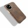 Кожаная накладка-чехол для iPhone 11 (коричневый)