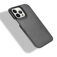 Кожаная накладка-чехол для iPhone 13 Pro (черный) Кожаная накладка-чехол для iPhone 13 Pro (черный)
