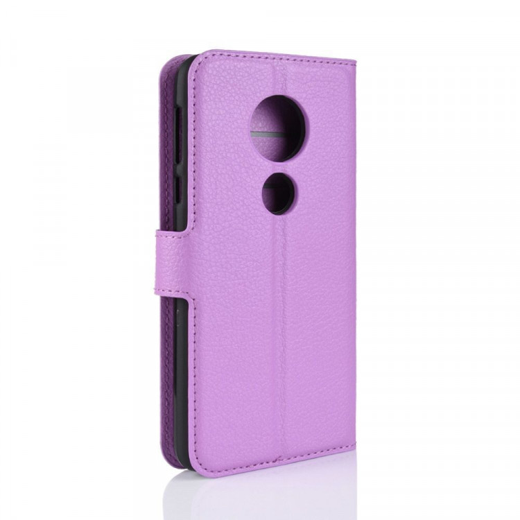 Чехол с визитницей для Motorola Moto E5 (фиолетовый)