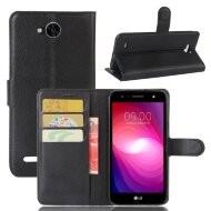 Чехол с визитницей для LG X Power 2 M320  (черный) Чехол с визитницей для LG X Power 2 M320  (черный)