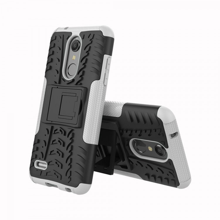 Чехол Hybrid Armor для LG K10 (2018) / LG K30 (черный + белый)