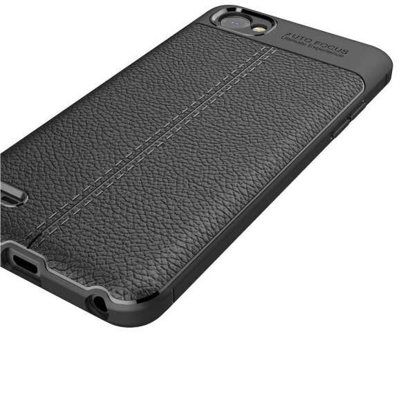 Чехол-накладка Litchi Grain для LG Q6 / LG Q6a / LG Q6+ (черный) Чехол-накладка Litchi Grain для LG Q6 / LG Q6a / LG Q6+ (черный)