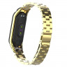 Стальной браслет для Xiaomi Mi Band 4 (золотой)