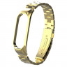 Стальной браслет для Xiaomi Mi Band 4 (золотой)