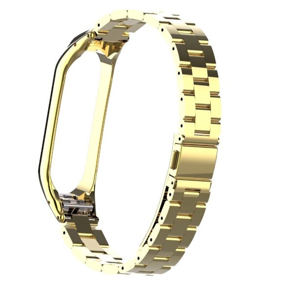 Стальной браслет для Xiaomi Mi Band 4 (золотой)