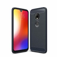 Чехол-накладка Carbon Fibre для Motorola Moto G7 (темно-синий) Чехол-накладка Carbon Fibre для Motorola Moto G7 (темно-синий)