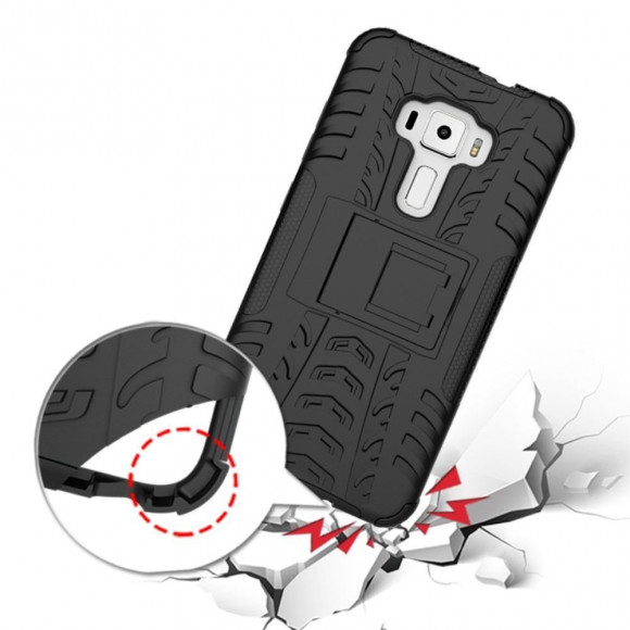 Чехол Hybrid Armor для ASUS Zenfone 3 ZE552KL (черный) Чехол Hybrid Armor для ASUS Zenfone 3 ZE552KL (черный)
