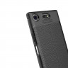 Чехол-накладка Litchi Grain для Sony Xperia XZ1 Compact (черный)