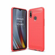 Чехол-накладка Carbon Fibre для OPPO Realme 3 Pro (красный) Чехол-накладка Carbon Fibre для OPPO Realme 3 Pro (красный)